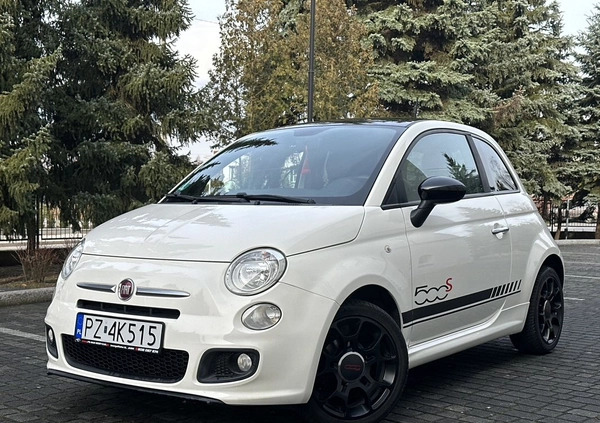 Fiat 500 cena 29900 przebieg: 135000, rok produkcji 2013 z Poznań małe 631
